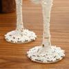 2pcs/set Creative Wedding Glass Creative Pearl Flower Crystal Wedding Champagne Glasses | Wine Glasses
