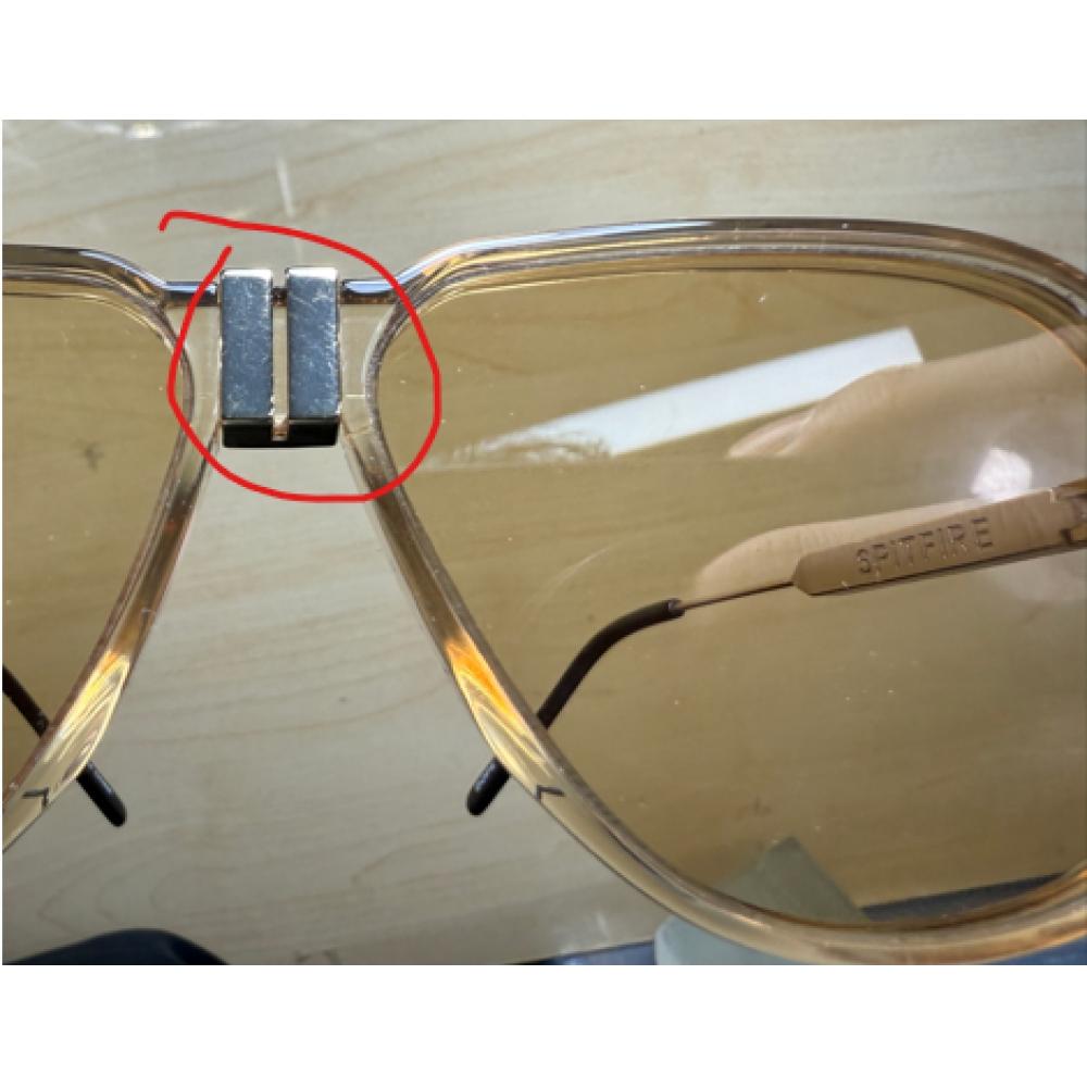 Spitfire Teddy Boy 2 V Schwarz Transparent Unisex Brille