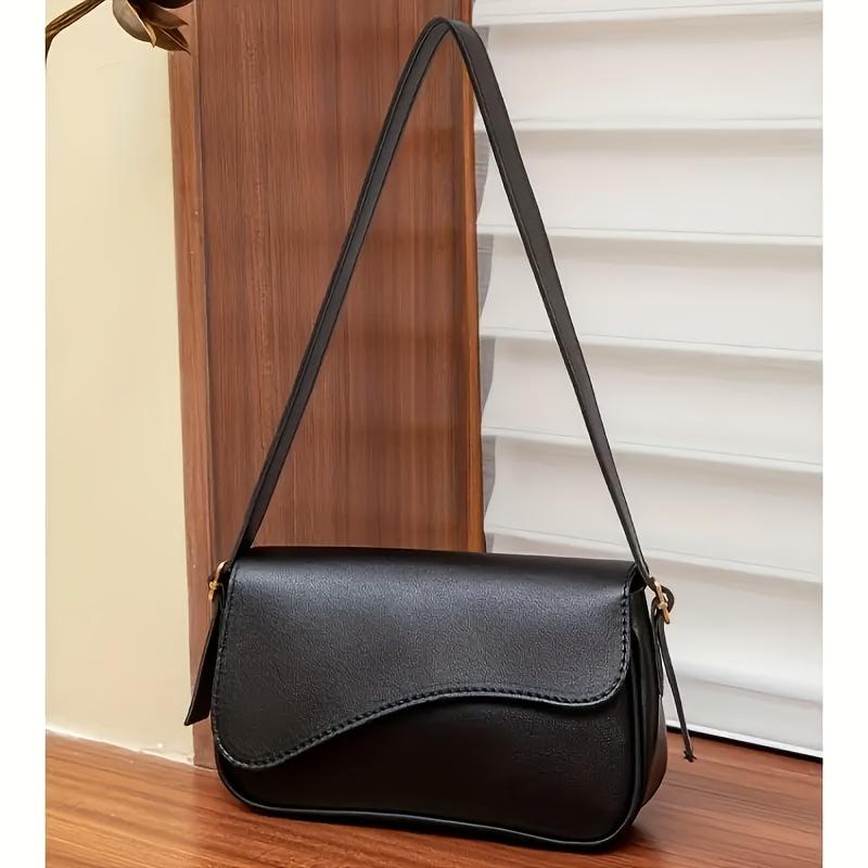 

Ретро Универсальная Повседневная Сумка-Клатч, Модные Кожаные Женские Сумки Через Плечо, Подходит для Поездок на Работу и Банкетов чёрный