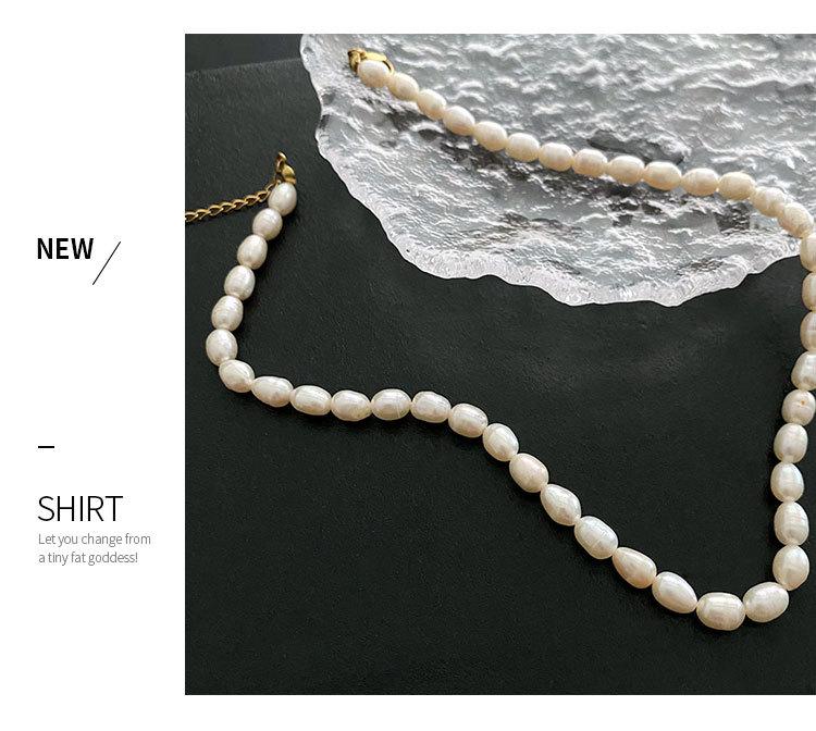 2023 Summer Luxury Freshwater Pearl Clavicle Necklace for Women: Baroque Sweet, Cool Style