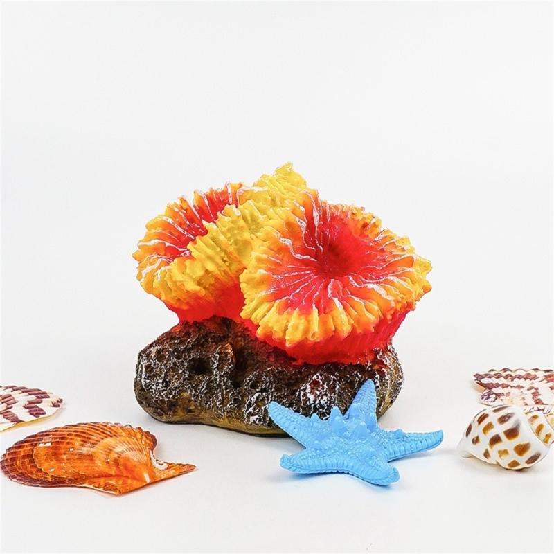Resin Aquarium Corals Plant Ornaments Life Like Corals Reef Hideouts Place Shelter Water Plant For Fishtanks Landscape
