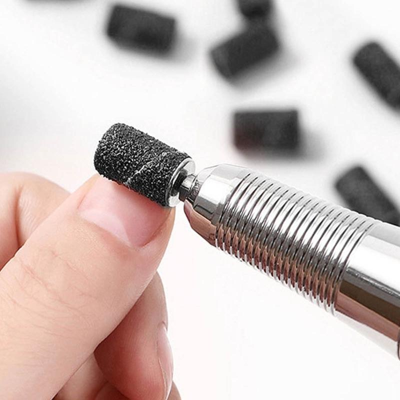 Sanding Bands for Nail Drill Bits 75Pcs Professional Electric Nail Sanding Bands 80#120#180# for Manicures and Pedicures