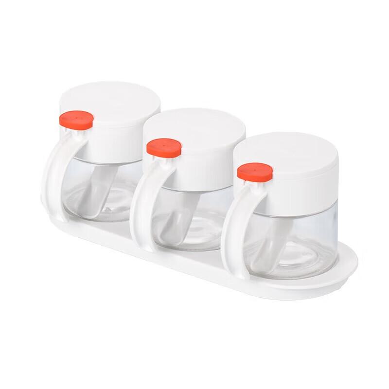 Camellia Polka Dot Glass Seasoning Bottle Set