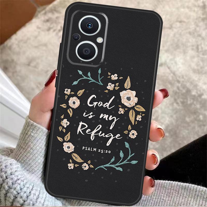 Bible verse Philippians Jesus Christ For OPPO Reno 8T 7 8 Lite 14F 13F 11F 12F 10 11 12 13 14 Pro OPPO Find X9 X5 X6 X8 Pro Case