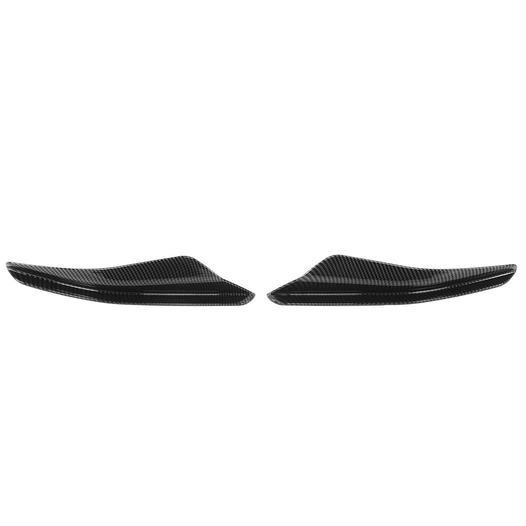 2PCS Front Bumper Aero Kits Canards Wing for Maxton Style Replacement for MK8 2021+(Carbon Fiber Style )