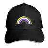 Rainbow Proud To Be Me NB Baseball Cap Sailor Cap for Unisex Dropshipping Sunscreen Luxury Caps Women Hats Unisexs