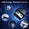 USB Smart 4 Slot Charger For 1.5V Rechargeable Alkaline AA AAA Batteries Only with LED Indicator