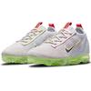 Nike Air VaporMax 2021 Flyknit Light Bone Lime Ice Women Sneakers White Ghost Black DC4112-003