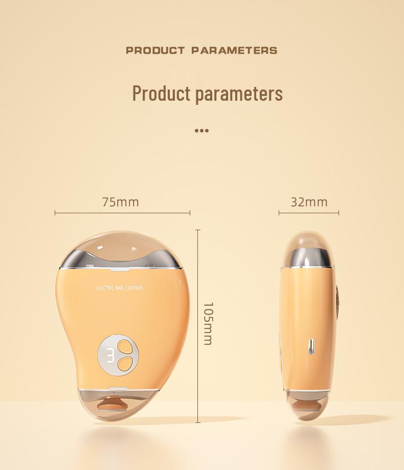 Electric Nail Clippers & Grinder: Safe Automatic Two-in-One Nail File for Kids