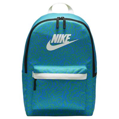 Heritage Fabric Backpack Regular Unisex Clear Transparent Blue & Stadium Green & Coconut Milk Casual FN0785-406