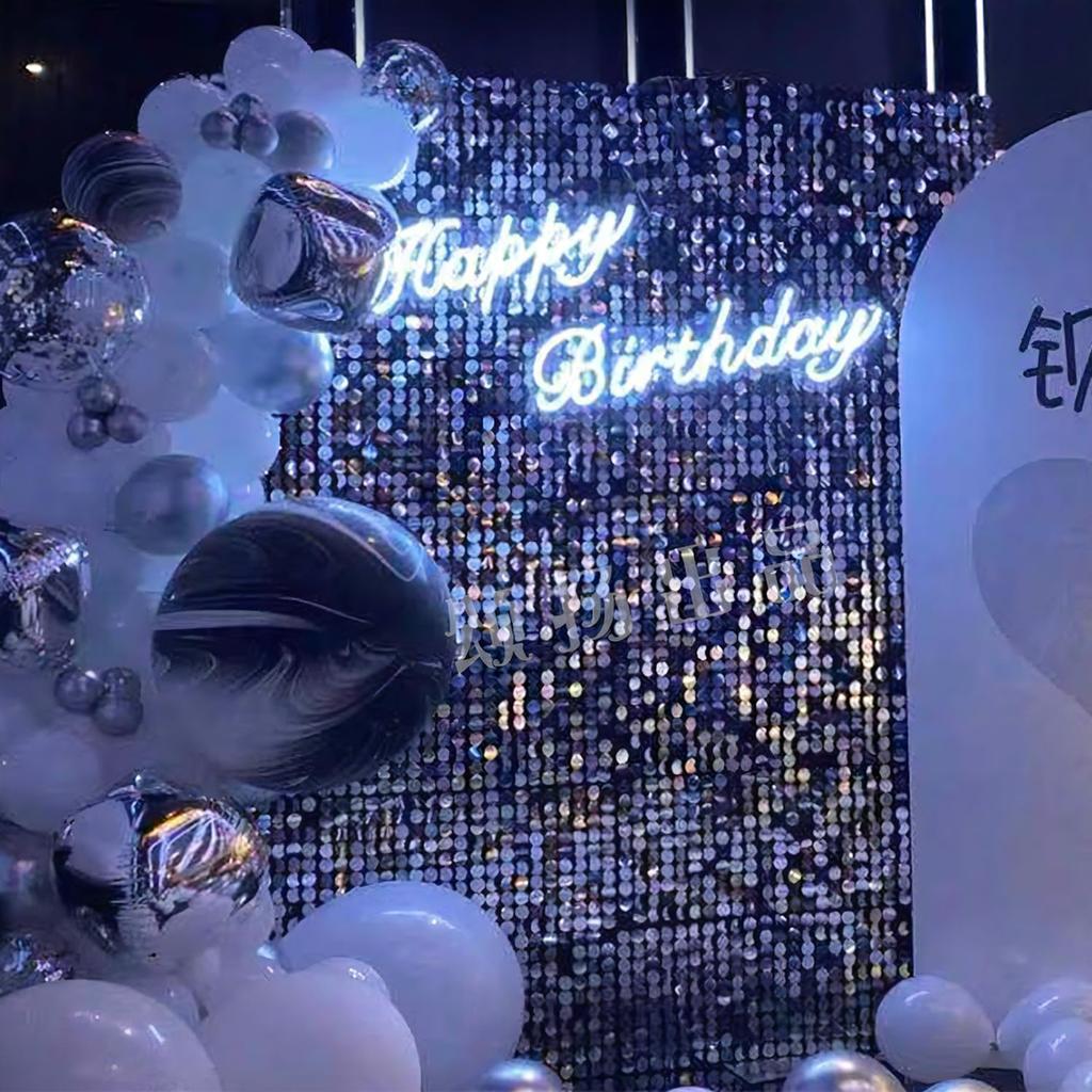 Sequin Decoration with 100 Connectable Retro Custom Sign Decoration Board, 30x30cm, Sequins, Boards, Decotora, Art, Truck, Interior/Exterior, (Mirror