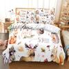 Forest Animal Bedding Set Animal Theme Duvet Cover Set Fashion Duvet Cover Children's Bedroom Cartoon Duvet Cover Bedding Set