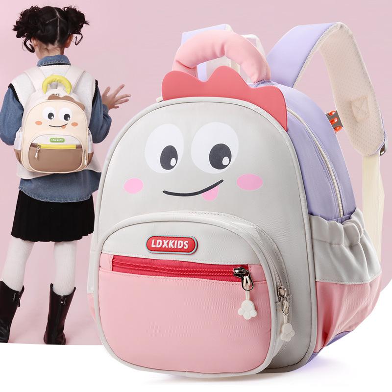Childrens Backpack Cute Cartoon Design Unisex Student School Bag Waterproof Kids