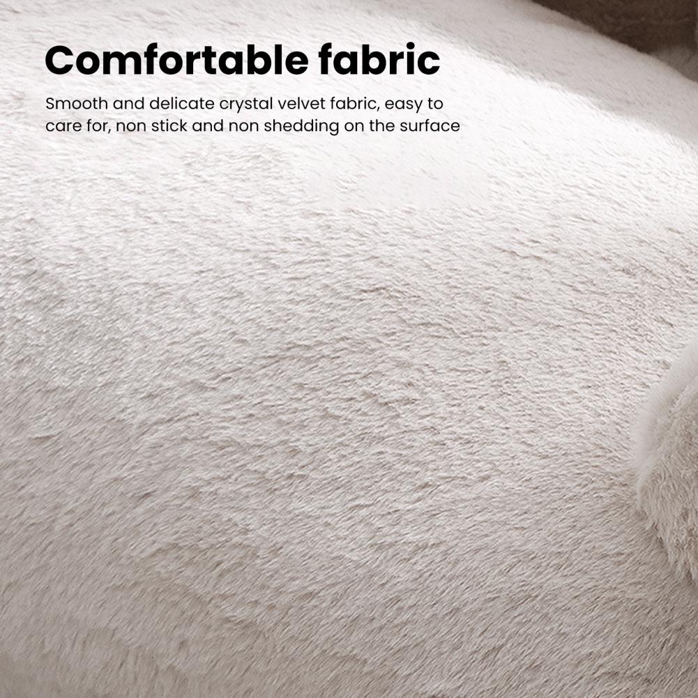 1 Set Winter Plush Pet Bed Soft Comfortable Pet Sofa Bed Removable Washable Dog Nest Couch Cat Sleeping Cushion Pet Supplies