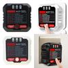 Outlet Tester Advanced Receptacle Tester with Voltage-Display 250V Power Socket Automatic Electric Circuit Polarity-