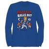 Falls Out Balls Out Football Meme Men's Sweatshirt