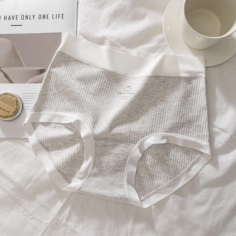 Seamless Plus Size High Elastic Antibacterial Cotton Briefs for Women - Extra Large 200 Jin