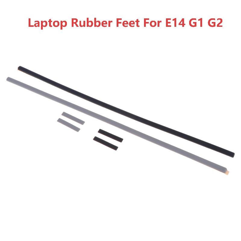 For E14 G1 G2 Laptop Bottom Rubber Feet Kit Non Slip Anti Vibration Rubber Strips Notebook Base Replacement Repair Spare Parts