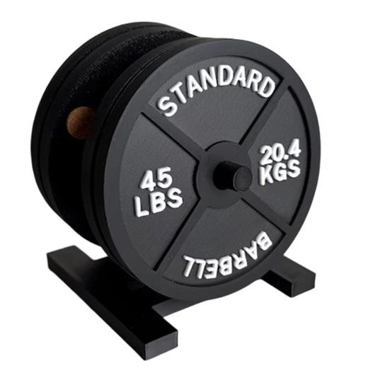 

Yousheng Weight Plate Coaster Set with Rack, Creative Barbell Plate Design Coasters, 45LBS Logo Drink Coasters, Personalized Gift for Gym Lovers белый