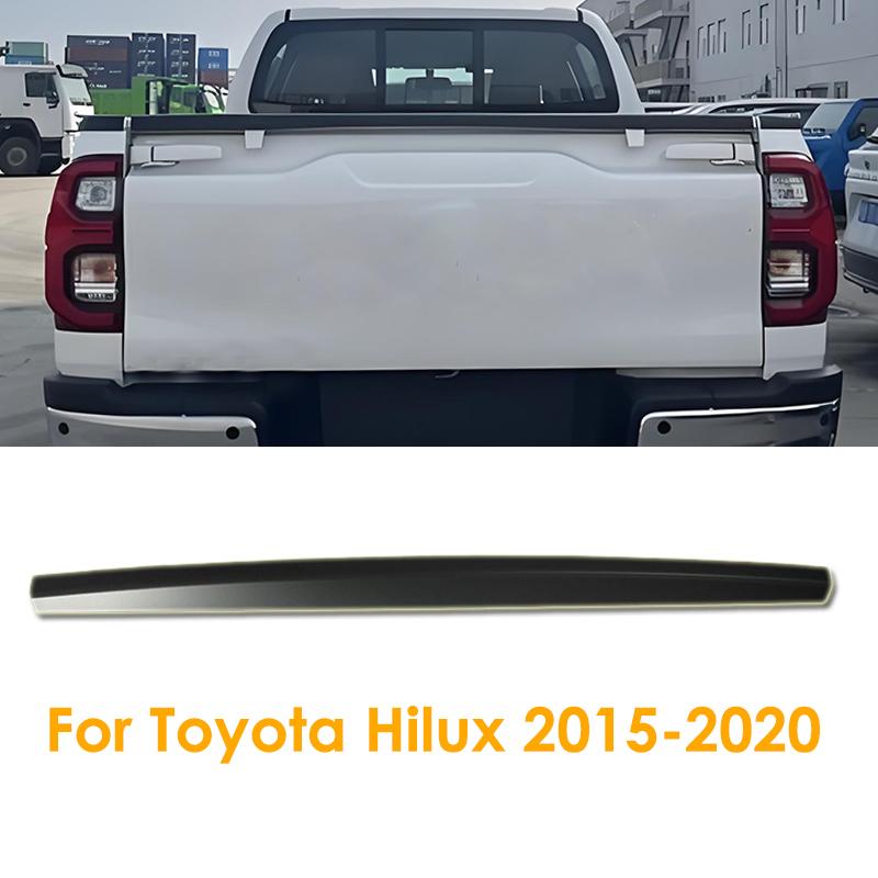 Striscia Decorativa Nera per Bagagliaio Posteriore Auto Copertura Trim Portellone Posteriore Per Toyota Hilux Revo 2015-2020,2021-2024