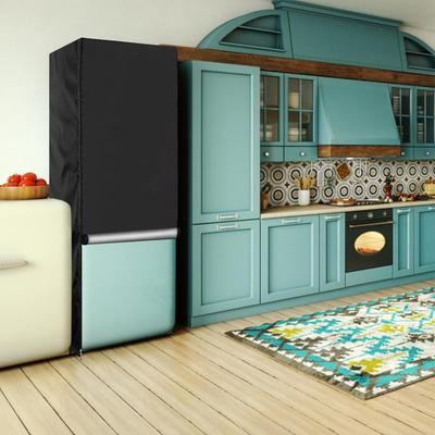 Oxford Cloth Vertical Refrigerator Protective Cover Waterproof Dustproof Sun-Proof Refrigerator Protector Refrigerator Cover