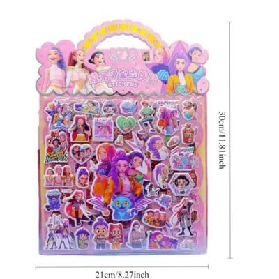 KPOP Double-layer 3D Bubble Decoration Sticker  Stamping Decoration Children's Holiday Gift