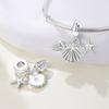 Handcrafted Marine Themed Silver Pendant Sea Animal Charm Jewelry Accessories for Bracelets and Necklaces