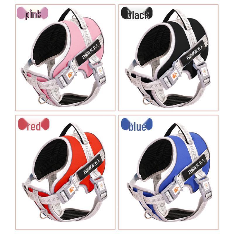 Adjustable Explosion-Proof Dog Leash and Harness for Walking