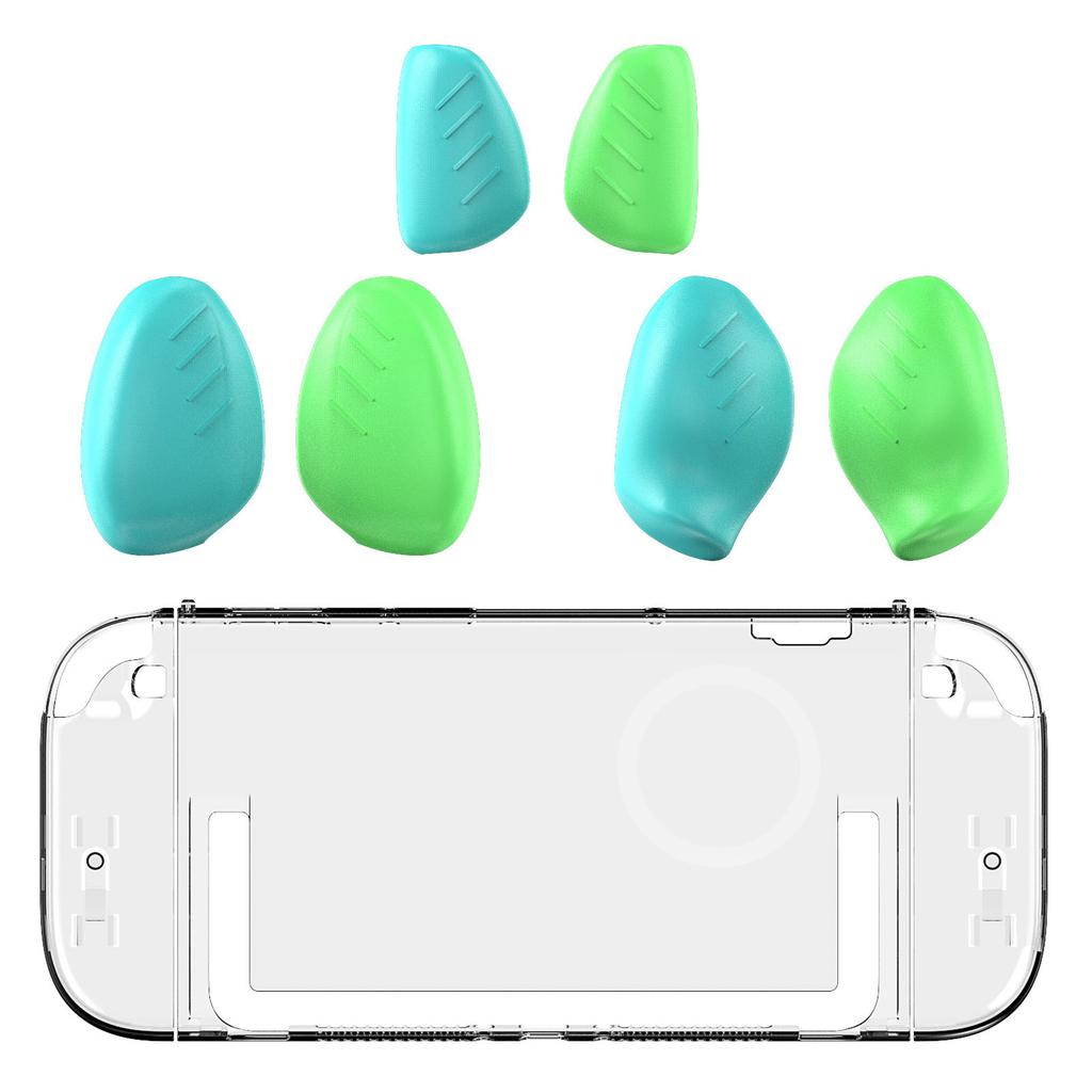 Game Console Housing Clear Protector Cover with Handle Grips for NS2 Skin Sleeve Protective Case Scratchproof Shell
