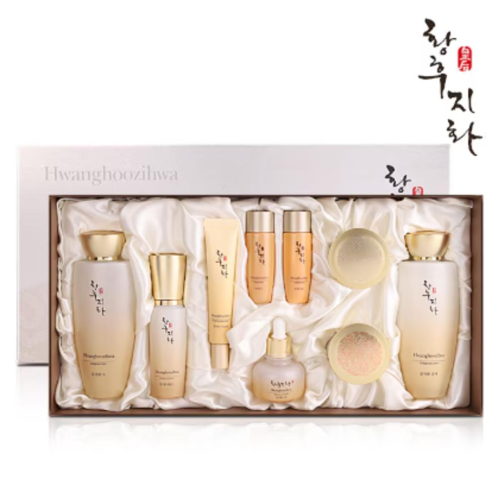 

Hwanghoojihwa / Премиум набор уходовой косметики Chil-Ja-Hwa 7 шт. / Полное восточное решение / Сделано в Корее