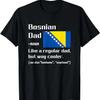 Bosnian Dad Bosnia Flag - Bosnia And Herzegovina Funny Babo T-Shirt