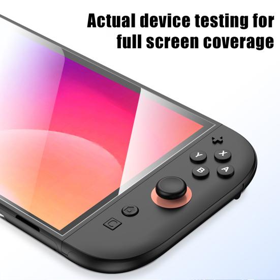 Screen Protector Anti-Scratch Tempered Glass Screen Film No Dust No Bubbles HD Film for NS2 Gaming Console Screen