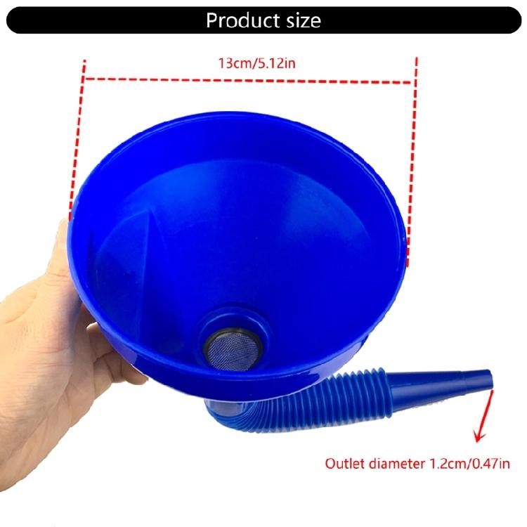 Innovative Design Economy Funnel with Integrated Handle & Wide Spout Vehicle Maintenance Funnel Simple Operate for Car