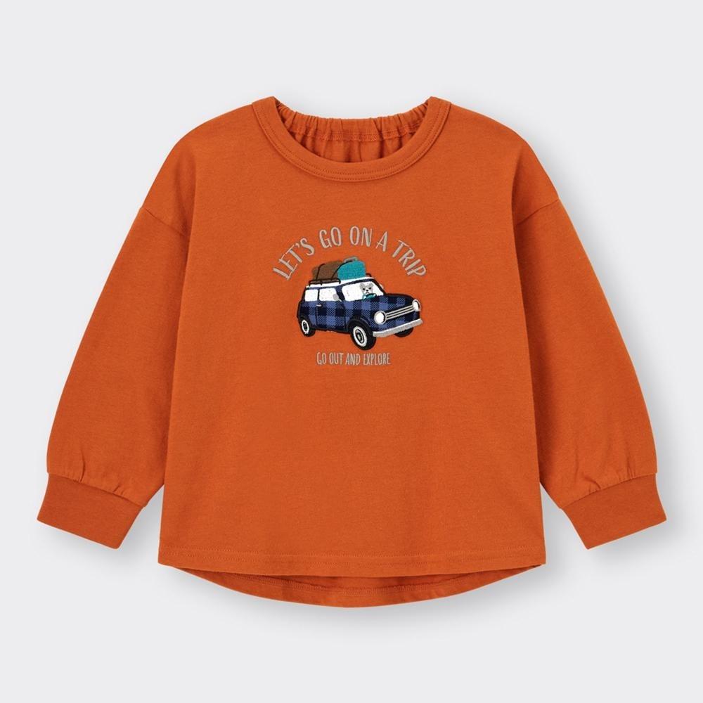 

GU BABY TODDLER simple T long sleeve car