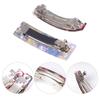 Acetate Acrylic French Hair Barrettes Curved Rectangle Styling Automatic Tortoise Shell Hair Clips Hair Accessories