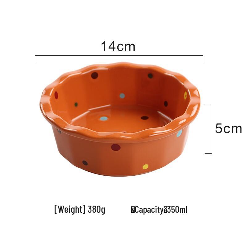 Yipan Polka Dot Ceramic Bowl