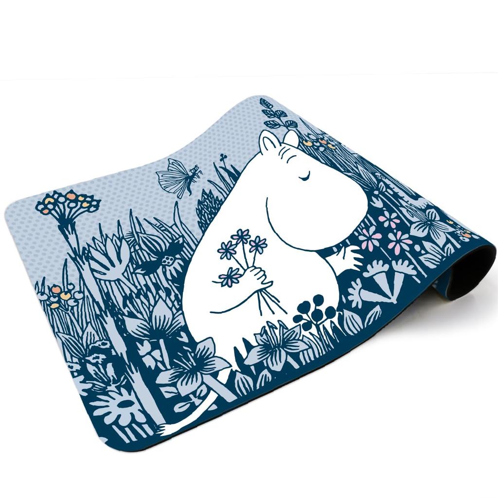 Yokozuna Creation Moomin Bath Mat (Soft Bath Mat with Diatomaceous Earth Powder, Gardening, Moomin, Medium)