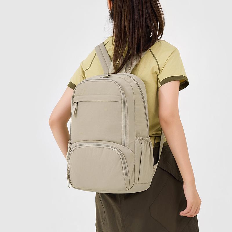 Outdoor Travel Waterproof Backpack Large Capacity Women's Nylon Backpack Lightweight Travel Backpack
