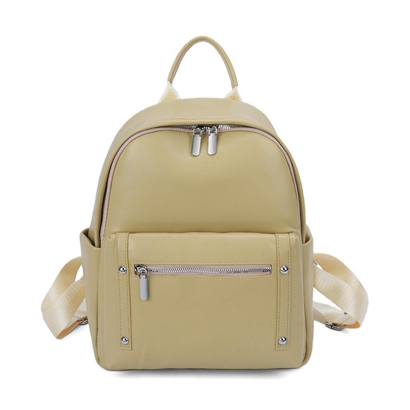 New Fashion PU Leather Versatile Large Capacity Backpack for Women, Backpack for College Students, Daily Travel Backpack