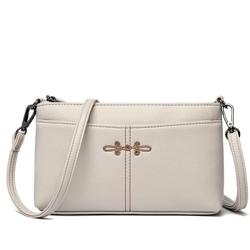 

Винтажная вышитая женская сумка через плечо, стильная многофункциональная, легкая, универсальная, компактная сумка, модная повседневная сумка через плечо