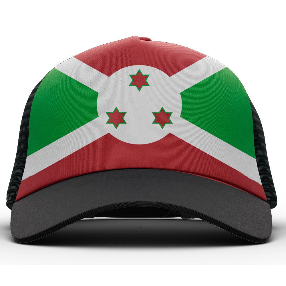 Burundi Male Youth Student Free Custom Name Number Logo Photo Bdi Flag Burundian French Nation Bi Country Diy Text Baseball Cap