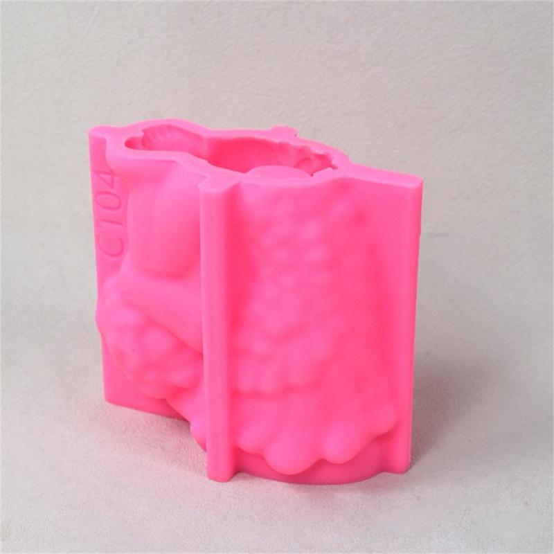 Succulent Planter Mold Girl Flower Pots Silicone Mold DIY Candle Pen Holder Mold Makeup Holder Epoxy Resin Moulds