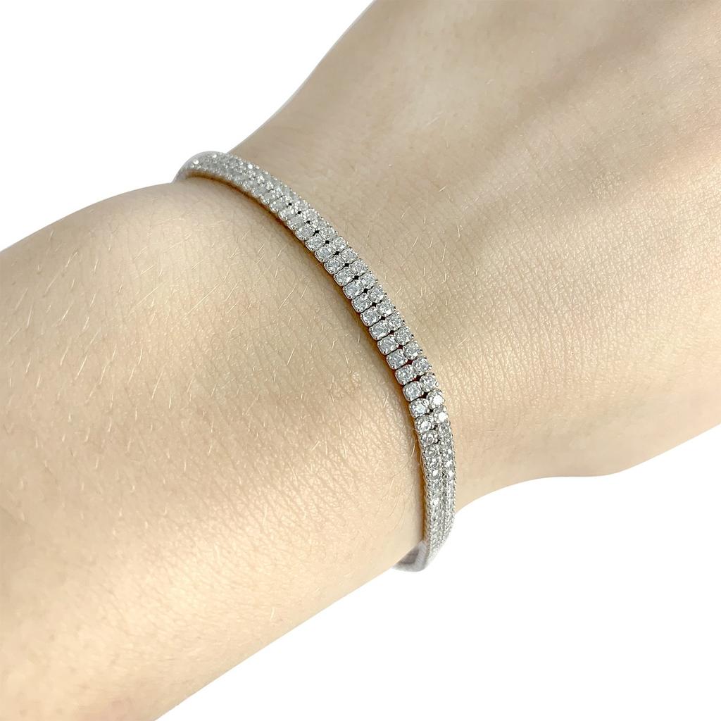 Silver Bracelet with Cubic Zirkonia (1580042)