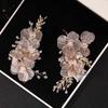 Pearls Bridal Hairpin Exquisite Flower Pinch Hair Clip Headwear Wedding Headdress  Women