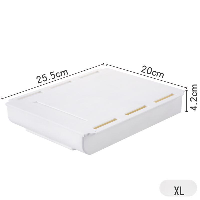 

Скрытый ящик под столом: Держатель для ручек и карандашей для студентов - пластиковый ящик для хранения Thickened