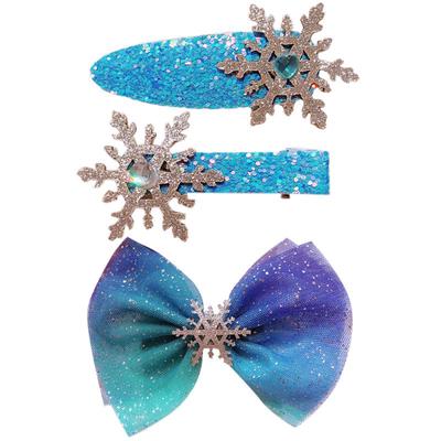 Girls Glitter Star Pretty Sleepies Hair Clips Hair Slides Wedding Christmas Xmas