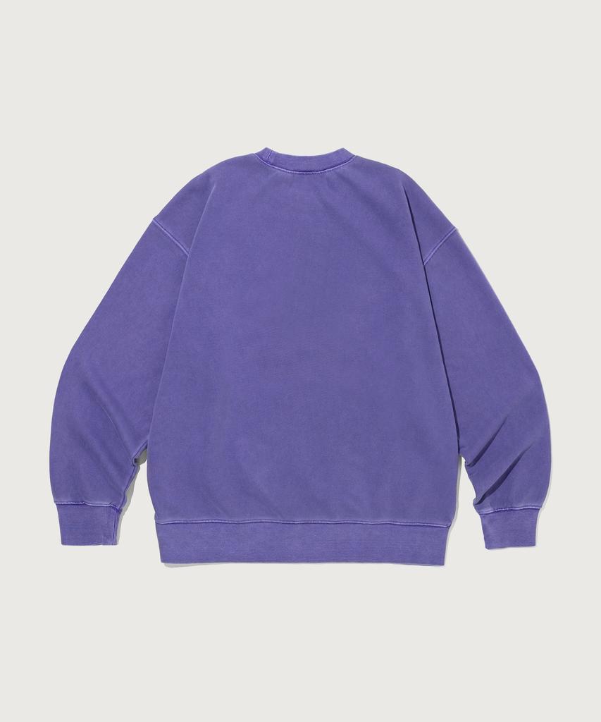 Champion C Logo Pigment Oversized Sweatshirt Purple