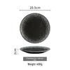 12-inch Japanese Style Round Dinner and Salad Plate