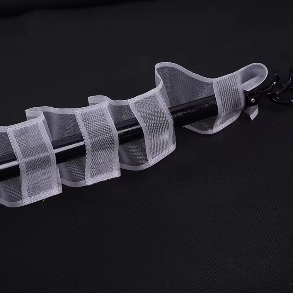 3 Meter Gardinenband Faltenband Transparent Stangenband Nylon Heimfenster