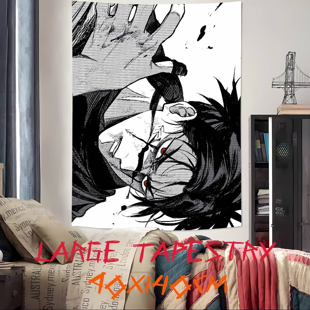 Popular Anime Cool Choso Tapestry Decoration Bedroom Dormitory Background Cloth Holiday Home Party Living Room Club Tapestry
